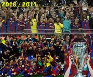 Puzzle FC Barcelona, ​​πρωταθλητής του ΟΥΕΦΑ Τσάμπιονς Λιγκ